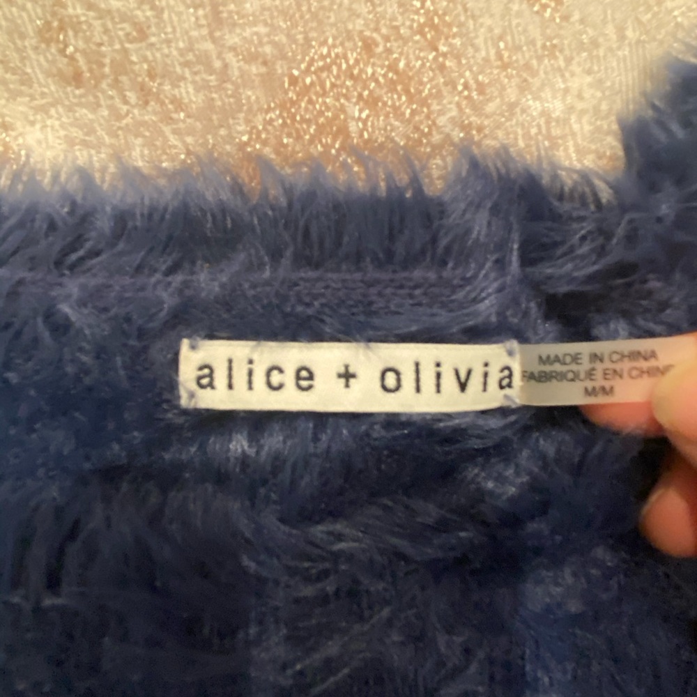 Alice and Olivia crop top - blue